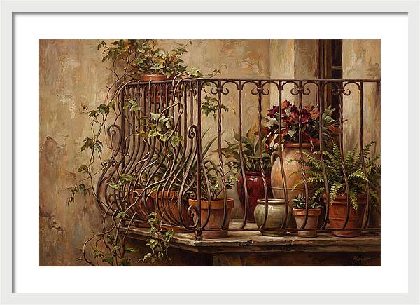 Ornate Wrought Iron Balcony