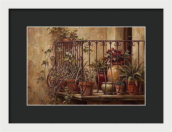 Ornate Wrought Iron Balcony