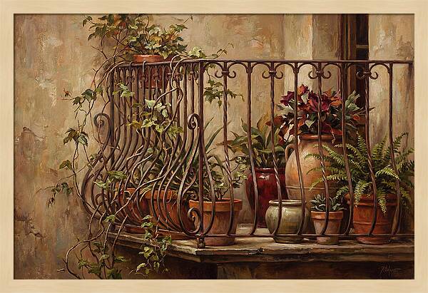 Ornate Wrought Iron Balcony