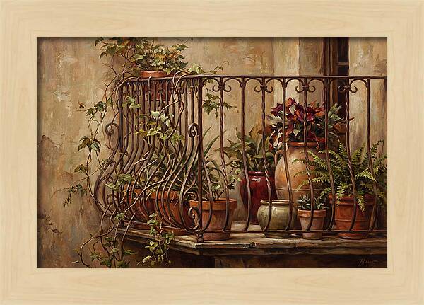 Ornate Wrought Iron Balcony