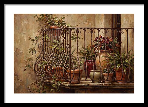 Ornate Wrought Iron Balcony