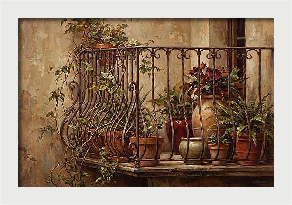 Ornate Wrought Iron Balcony