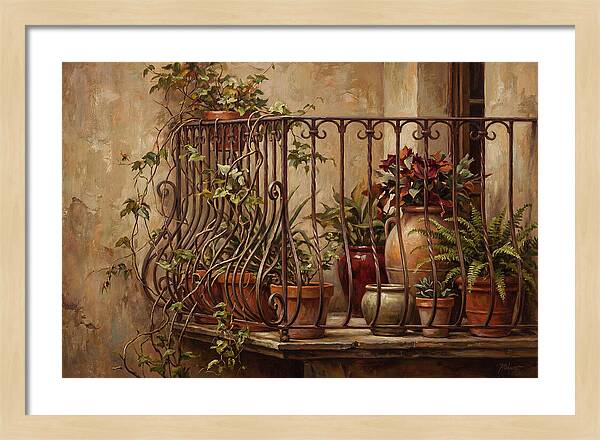 Ornate Wrought Iron Balcony