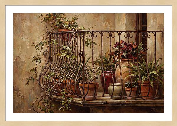 Ornate Wrought Iron Balcony
