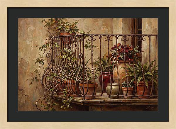Ornate Wrought Iron Balcony