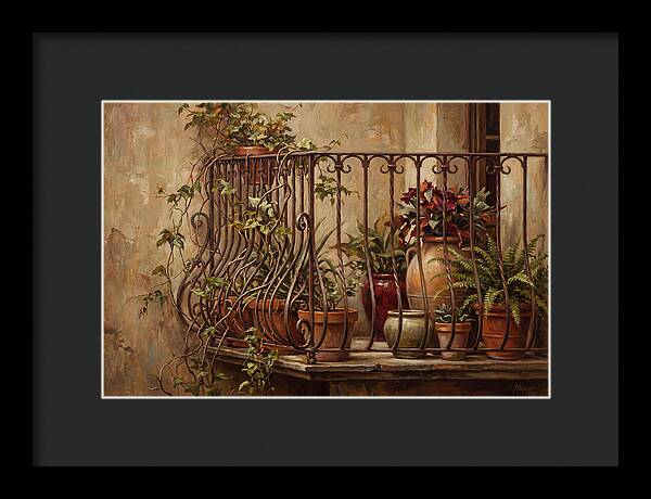 Ornate Wrought Iron Balcony