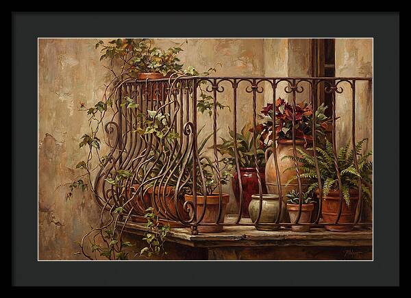 Ornate Wrought Iron Balcony