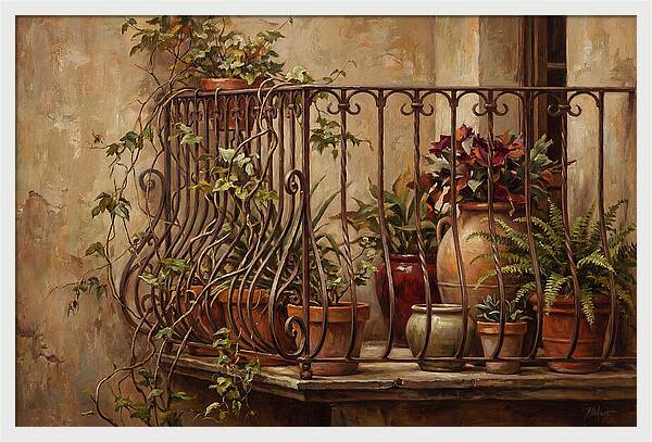 Ornate Wrought Iron Balcony