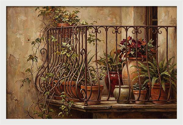 Ornate Wrought Iron Balcony