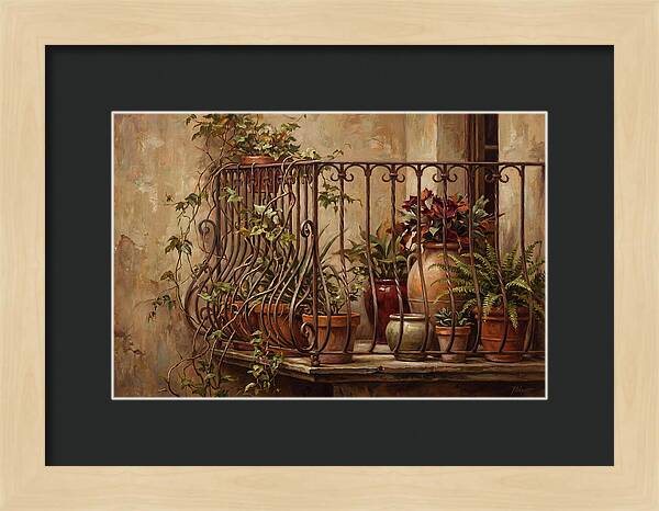 Ornate Wrought Iron Balcony