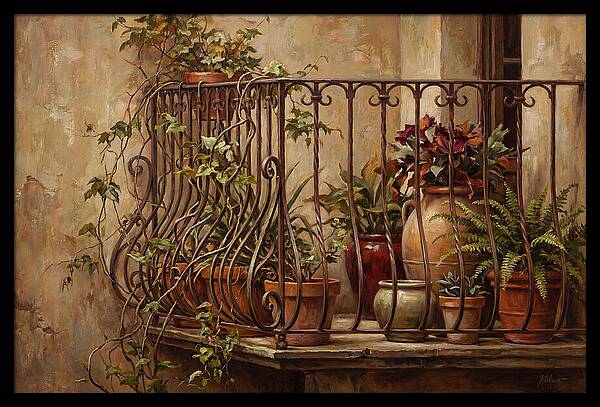 Ornate Wrought Iron Balcony