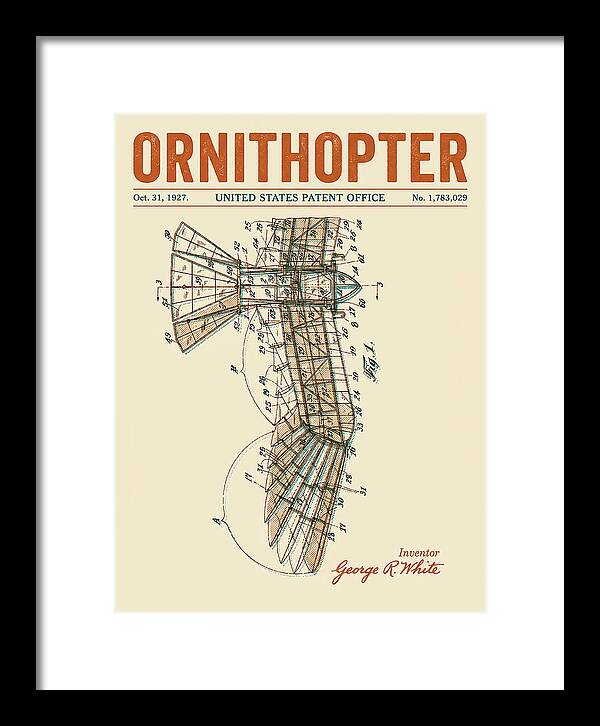 Ornithopter Retro Patent Us1783029