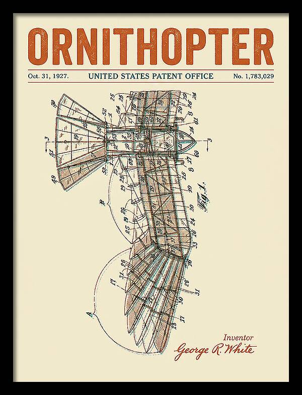 Ornithopter Retro Patent Us1783029