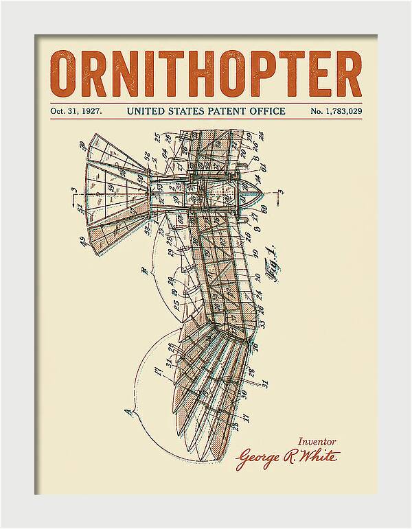 Ornithopter Retro Patent Us1783029