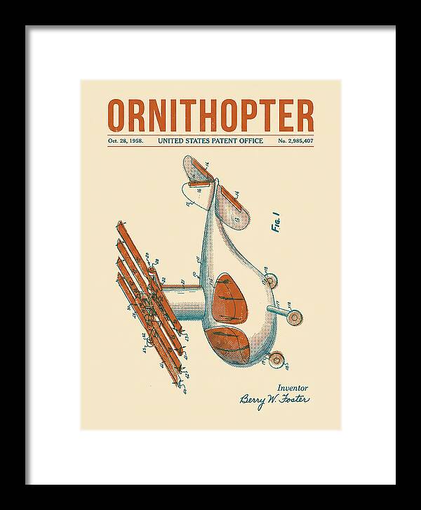 Ornithopter Retro Patent Us2985407