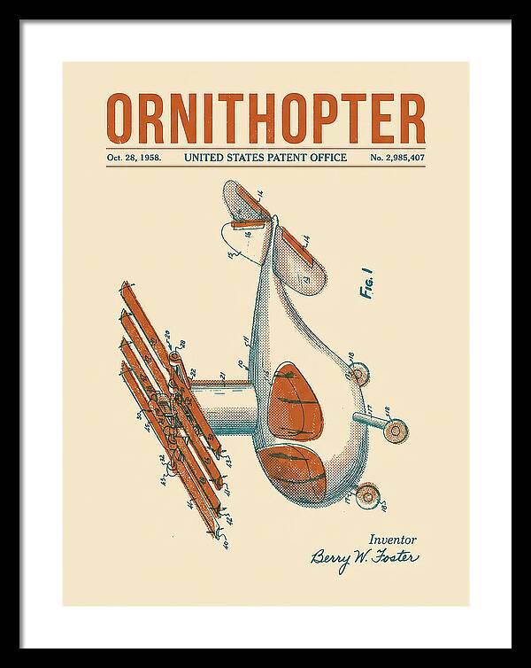 Ornithopter Retro Patent Us2985407