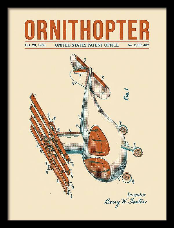 Ornithopter Retro Patent Us2985407