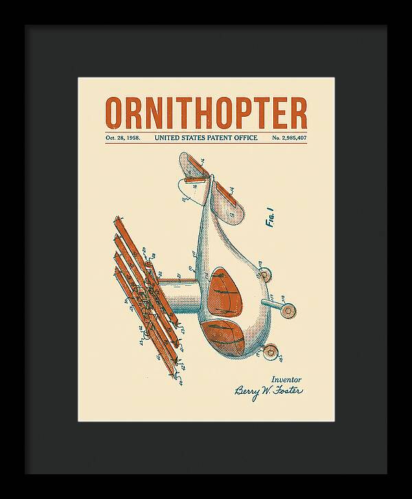 Ornithopter Retro Patent Us2985407