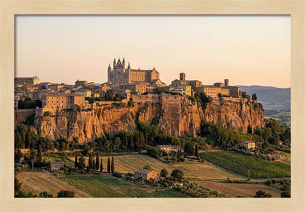 Orvieto On Its Tufa Cliff