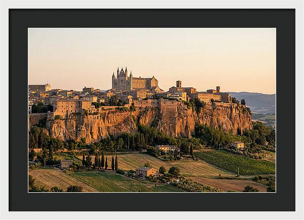 Orvieto On Its Tufa Cliff