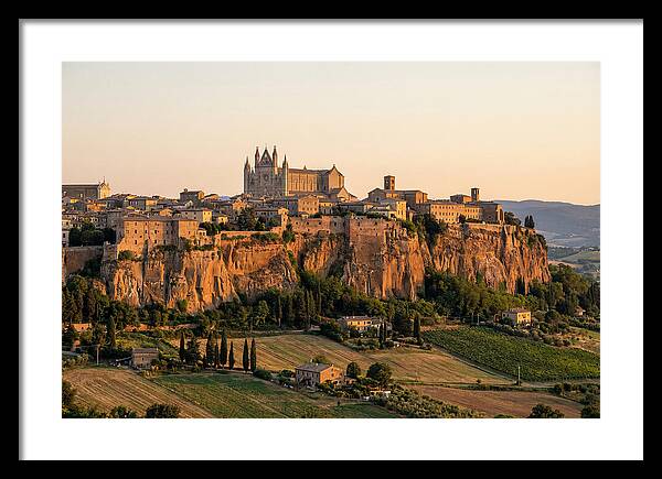Orvieto On Its Tufa Cliff