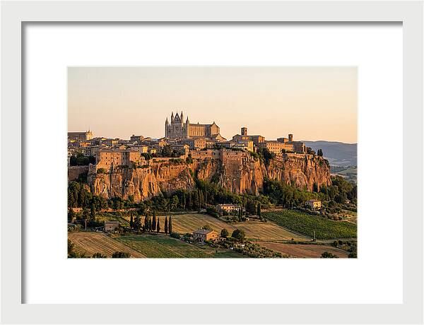 Orvieto On Its Tufa Cliff