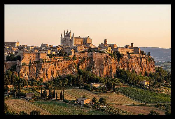 Orvieto On Its Tufa Cliff