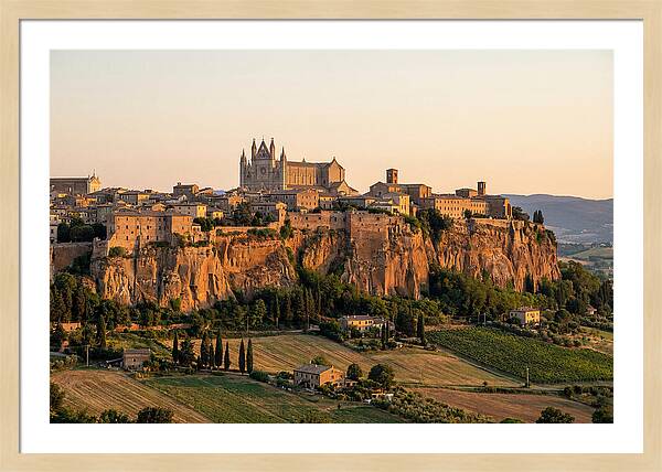 Orvieto On Its Tufa Cliff