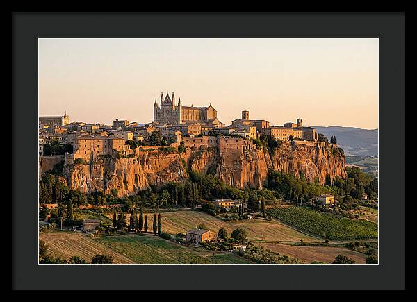 Orvieto On Its Tufa Cliff