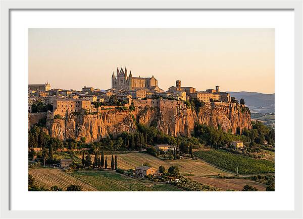 Orvieto On Its Tufa Cliff