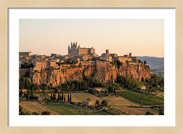Orvieto On Its Tufa Cliff