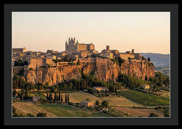 Orvieto On Its Tufa Cliff