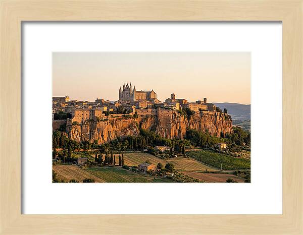 Orvieto On Its Tufa Cliff