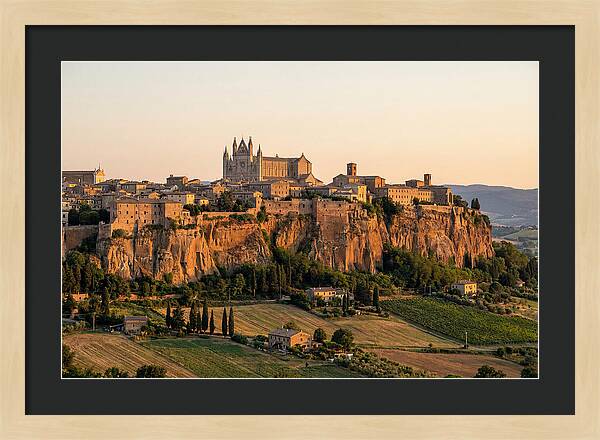 Orvieto On Its Tufa Cliff
