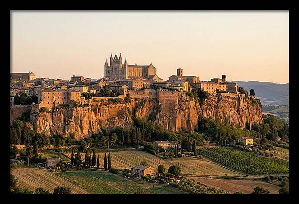 Orvieto On Its Tufa Cliff