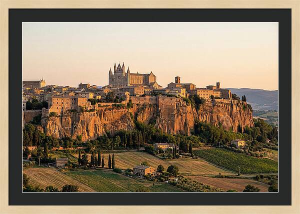 Orvieto On Its Tufa Cliff