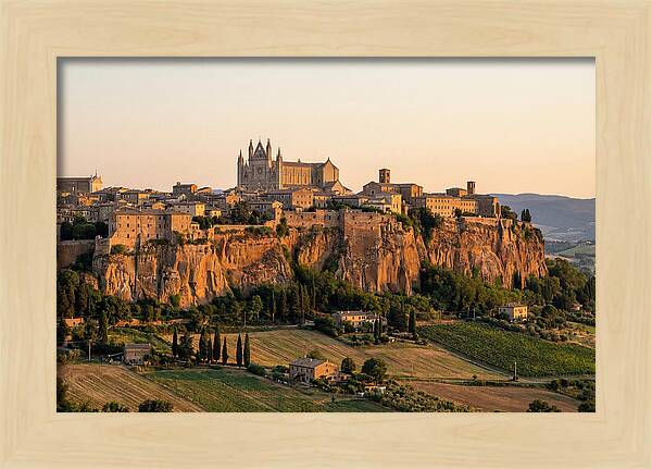 Orvieto On Its Tufa Cliff