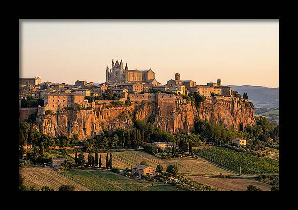 Orvieto On Its Tufa Cliff