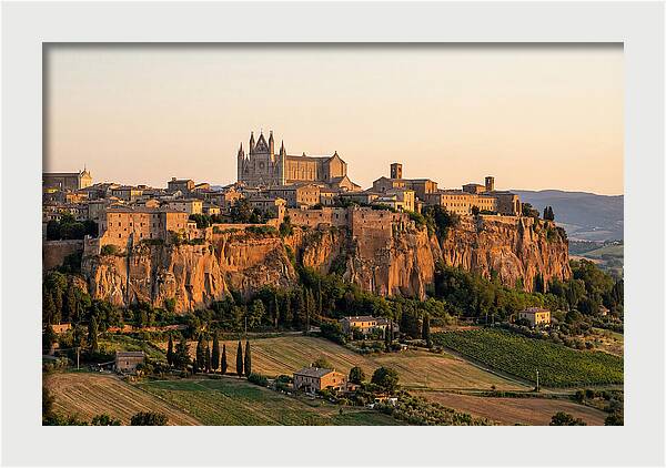 Orvieto On Its Tufa Cliff