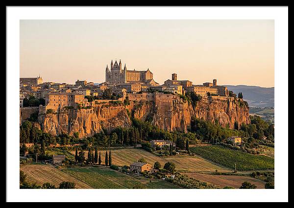 Orvieto On Its Tufa Cliff
