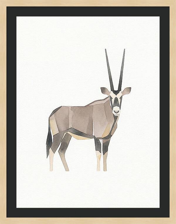 Oryx In Minimalist Style