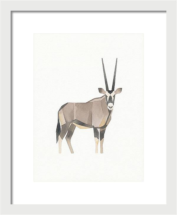Oryx In Minimalist Style