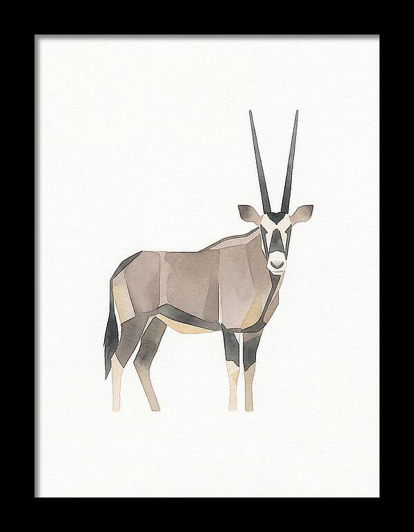 Oryx In Minimalist Style