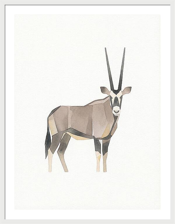 Oryx In Minimalist Style