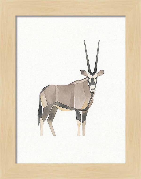 Oryx In Minimalist Style