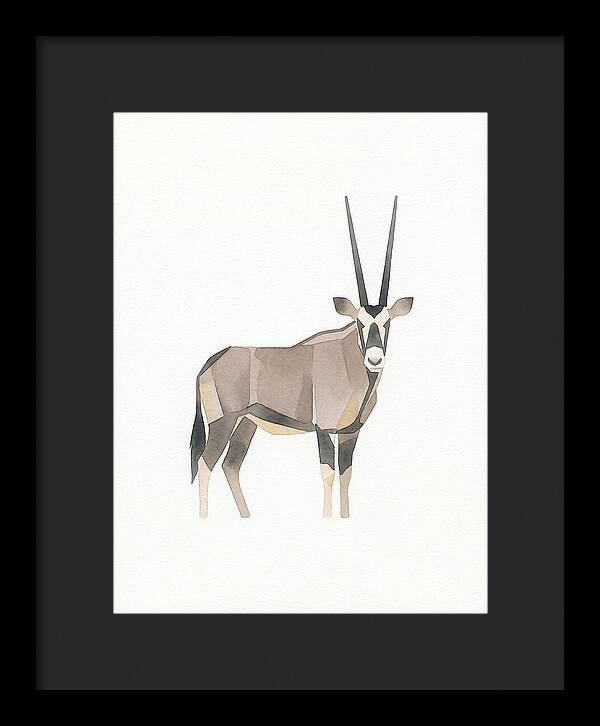 Oryx In Minimalist Style