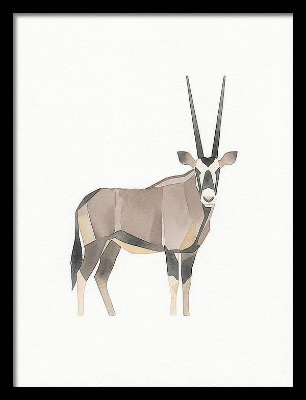 Oryx In Minimalist Style