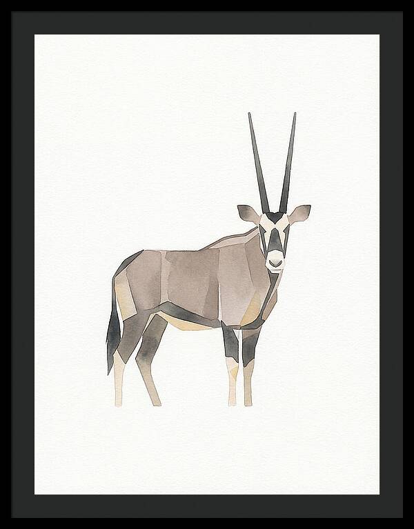 Oryx In Minimalist Style