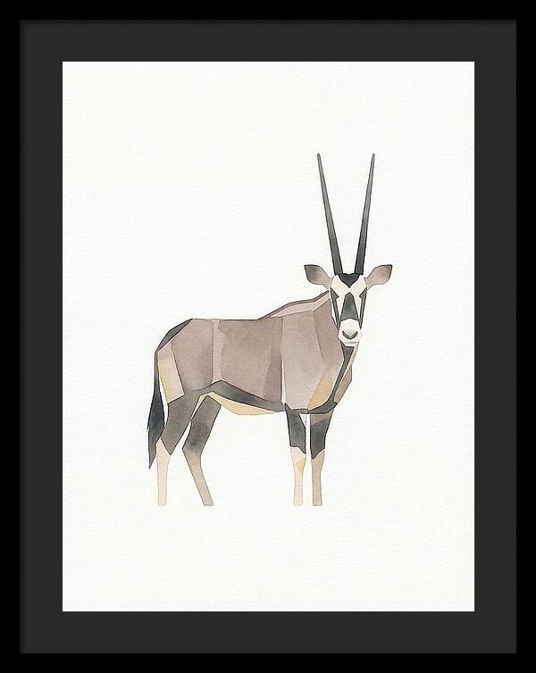 Oryx In Minimalist Style