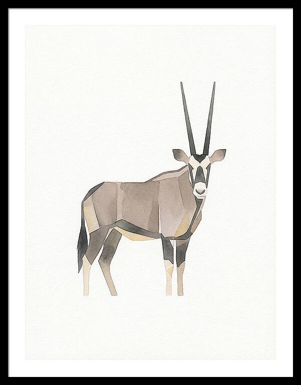 Oryx In Minimalist Style